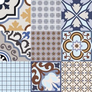  ������������ El Molino Logos Azul Satin 58x58