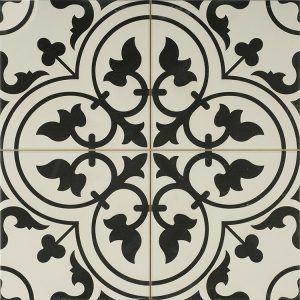  ������������ Etili Seramik Ledbury Charcoal Black Pre-Cut 45x45
