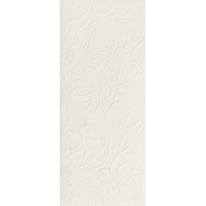  ������������ ������ ��� ���� 3D Wall Plaster Bloom White 50x120