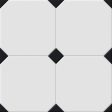 ������������ El Molino Betera Black-White Satin 33,3x33,3