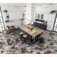  ������������ Itt Ceramic Hibiscus Oxide Matt Hexa 23,2x26,7