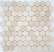 Crema Marfil Mat Hex 18x30x6