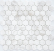Dolomiti Bianco Mat Hex 18x30x6